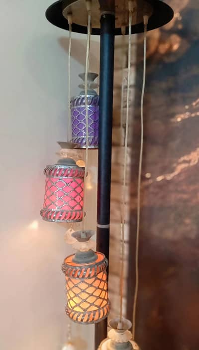 Beautiful Decorative Hanging Multi-Light Floor Lamp