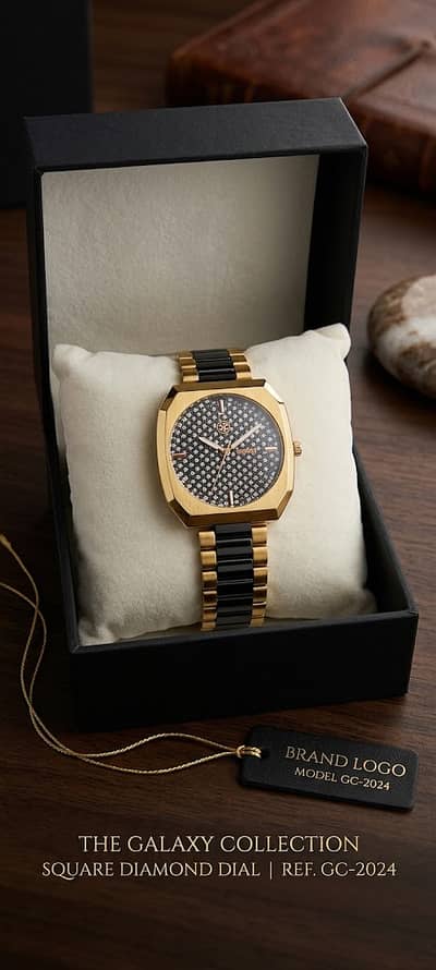 Luxury Stylish Watch with Box for Men & Women – Premium Wrist Watch.