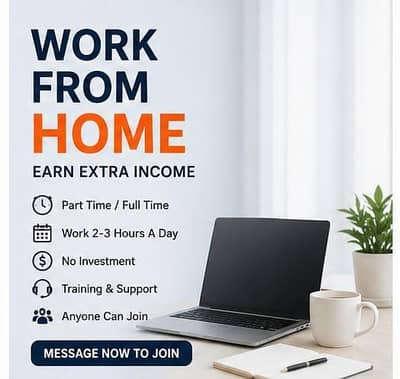 Online Work Available | Work From Home | Part-Time Job