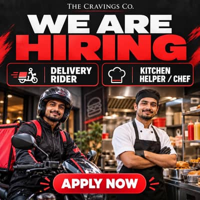 Delivery Rider And Kitchen Helper