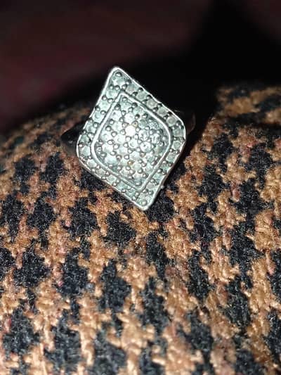 ladies silver ring