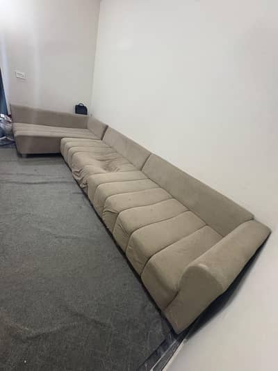 L shape bubble sofa set