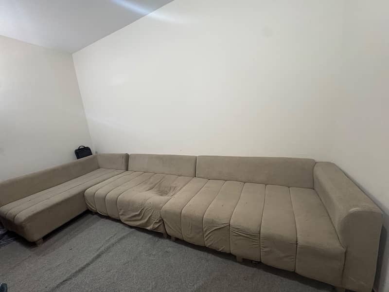 L shape bubble sofa set 1