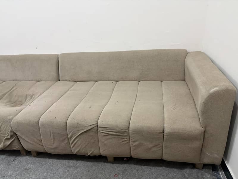 L shape bubble sofa set 2