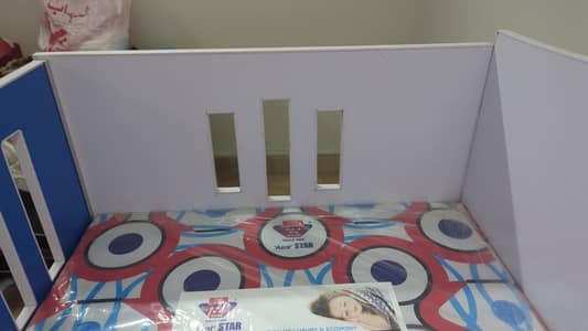 Premium Baby Cot / Crib with Mattress & Storage Drawers – Complete Set