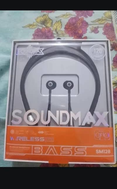 SoundMax SM128 Wireless Bass Earphones For Sale