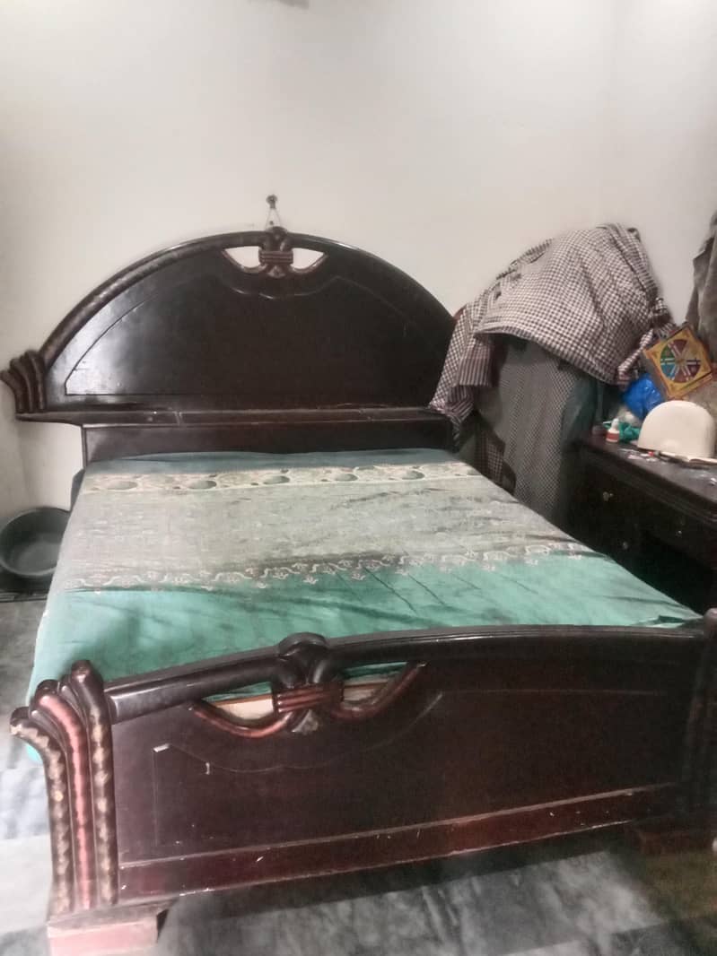 king size/ wooden solid bed set/furniture 0