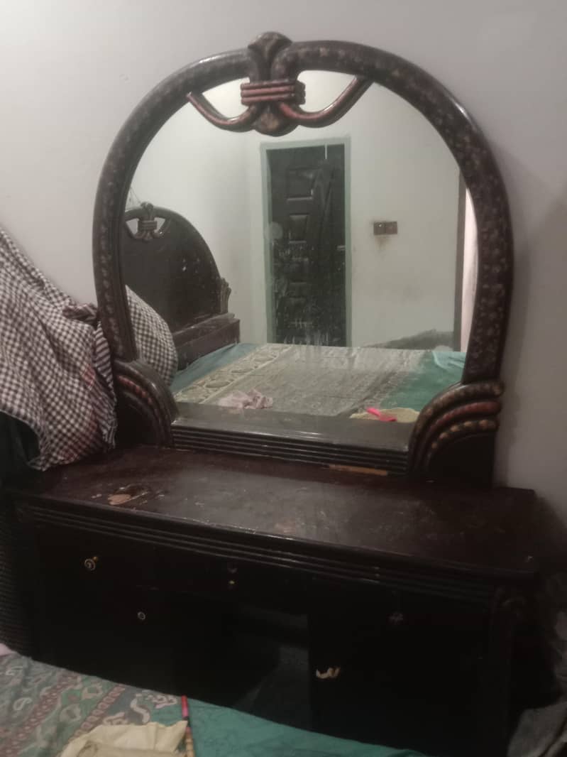 king size/ wooden solid bed set/furniture 1