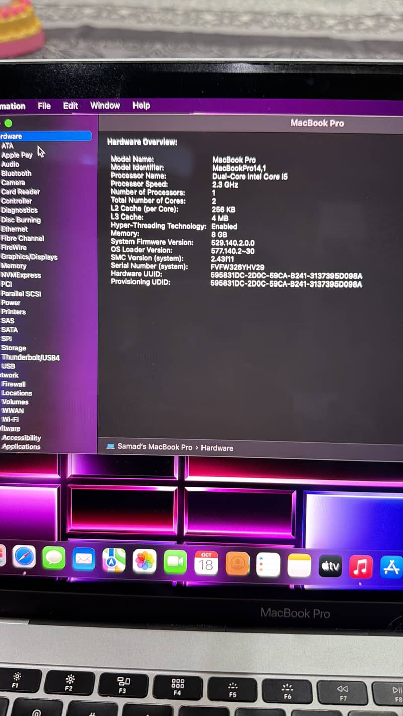 Mac bookpro 2017 2