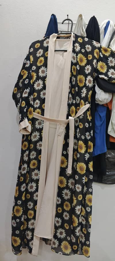 4 piece abaya