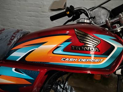 Honda CD70 2027 sticker zero meter