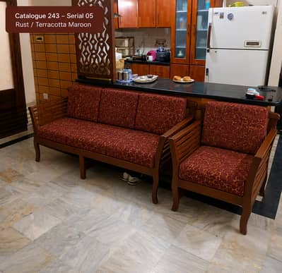 Its a 5 seater sofa set. 3+1+1