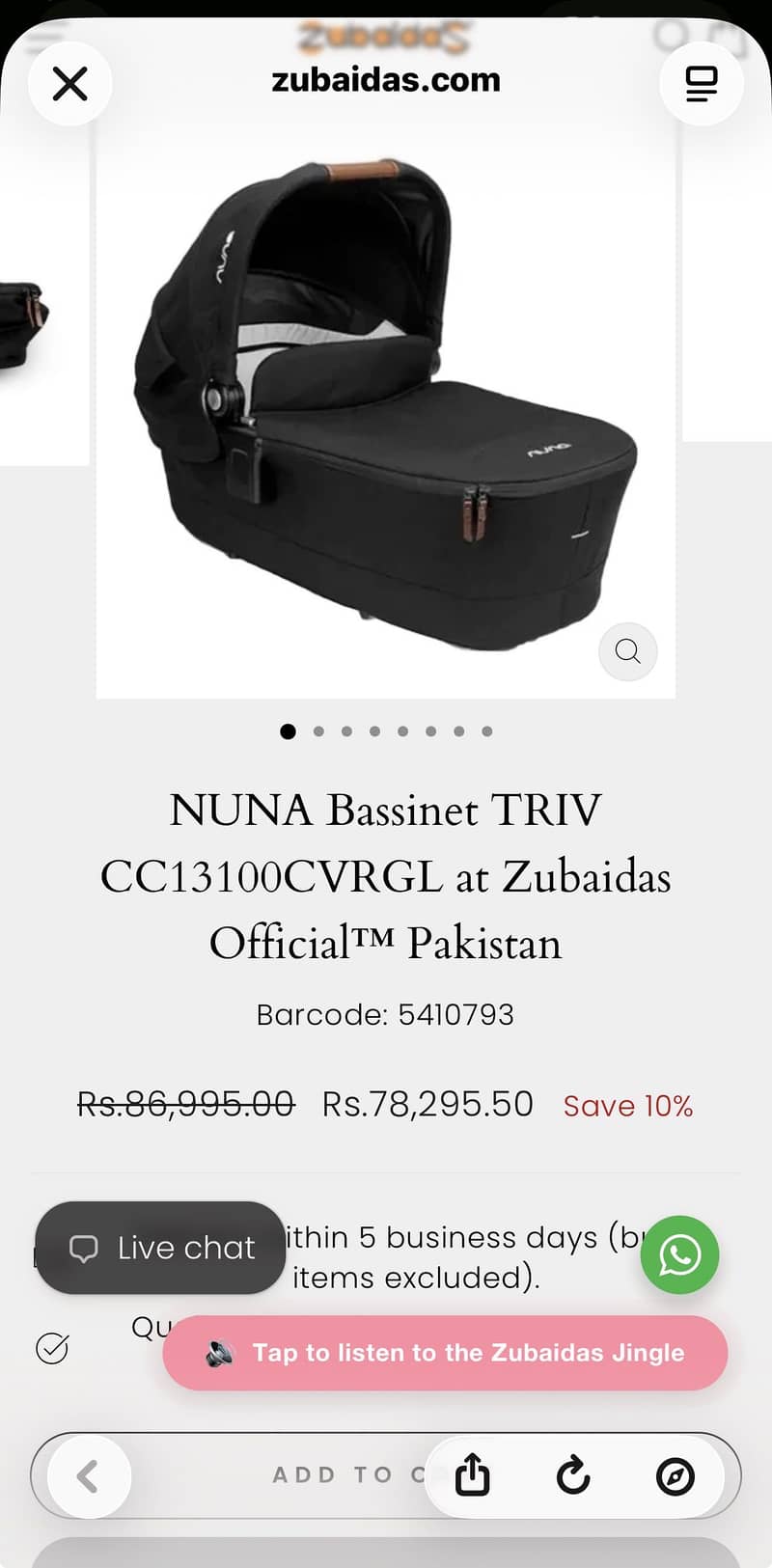 Baby cot 3