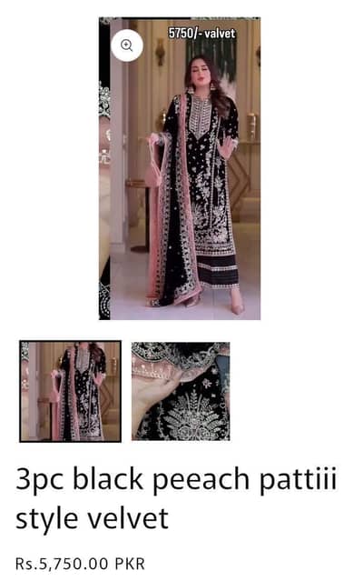 Aneela's 3Pc (Replica) 30% off