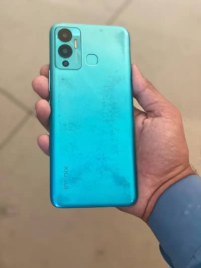 infinix Hot 12 play 4+3/64 6000mAH battery  with box charge