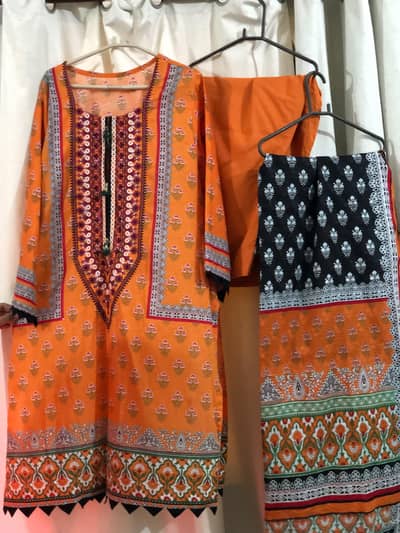 zellbury 3P suit embroidery lawn