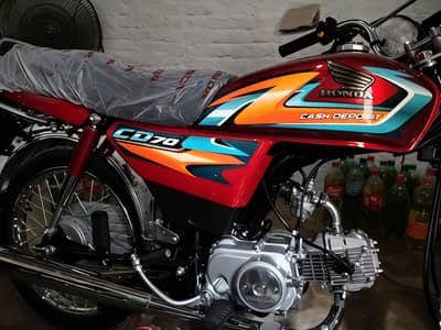 Honda CG125 2027 sticker brand new zero meter