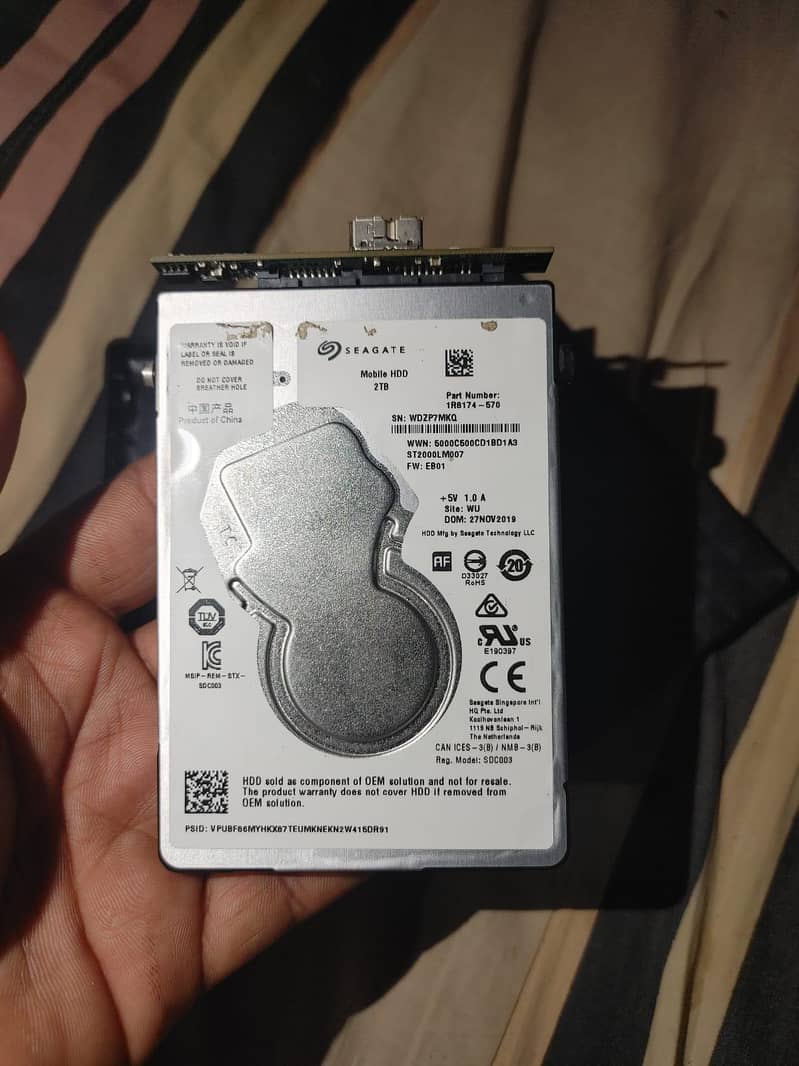 laptop 2tb hard 3