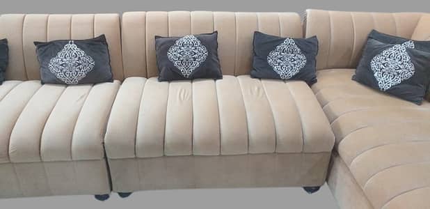 L-shaped sectional sofa