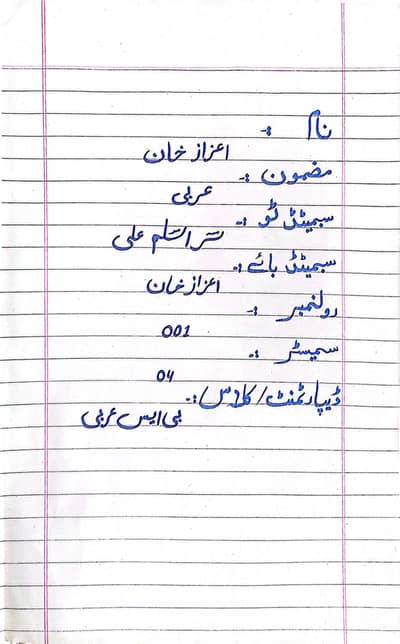 Hand written and computarized assignments writting