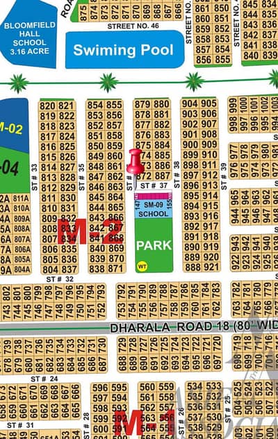 Corner 2 Marla Commercial Plot Up For sale In DHA Phase 1 - Sector M