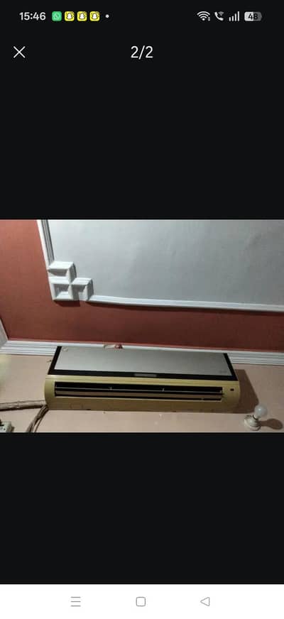 A 2.5 ton Pel AC 10 by 10 condition (used) but just few months