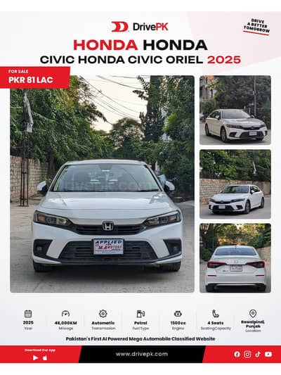 Honda Civic Oriel 2025