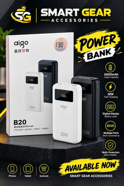 Power Bank 10000mAh – Fast Charging Portable Charger