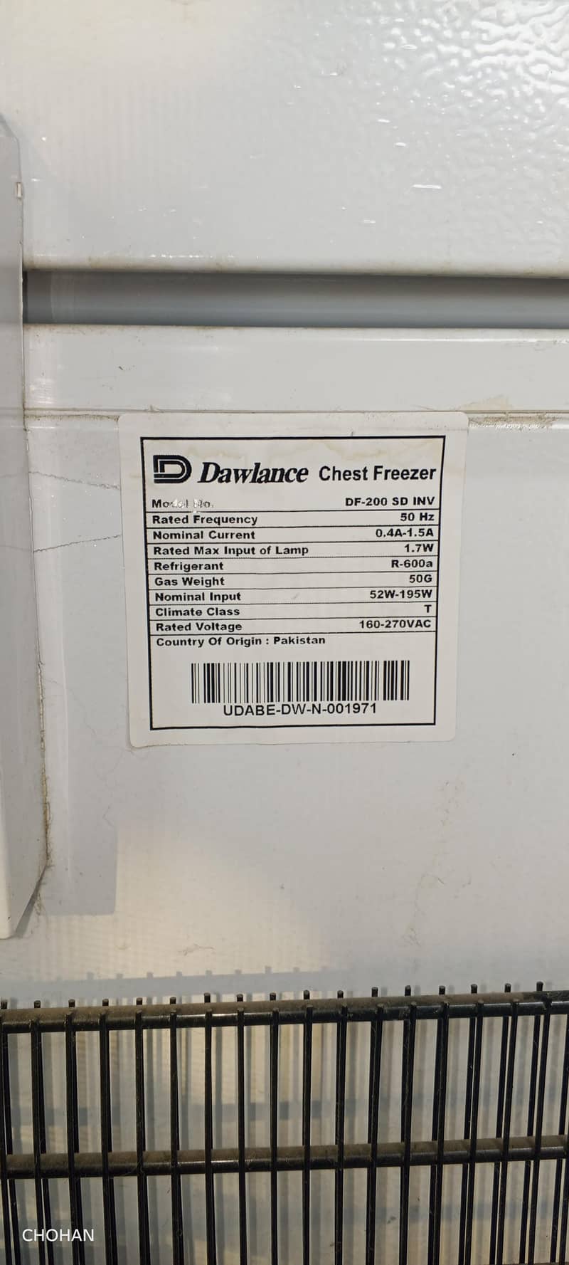 Dawlance Single Door Deep Freezer For Sale - Inverter 3