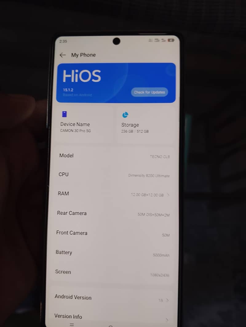 Tecno CAMON 30 Pro 6