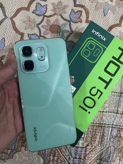 Infinix Hot 50i 6+6/128 With Box dual sim official