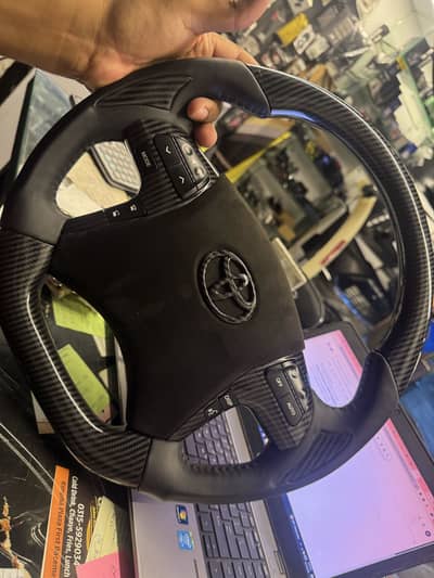 Carbon fiber steering wheel | Honda Toyota carbon dip steering