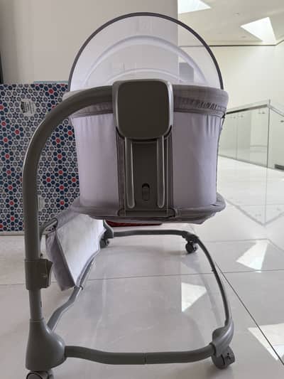 Mastela Baby Bedside 3in1 Electric Swing Mocha Purple Grey