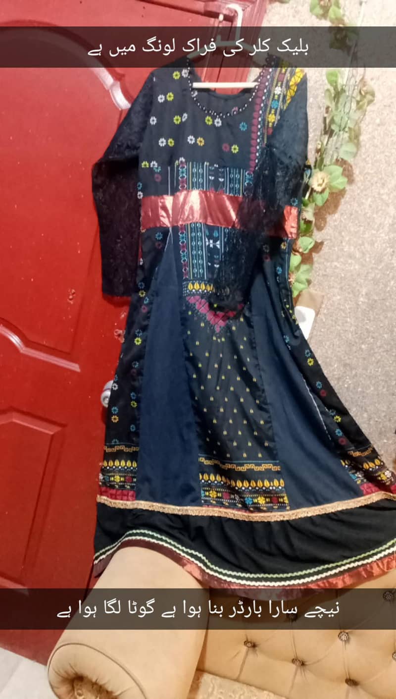سلے ہوئے کپڑے تھری پیس سوٹ ہاتھ کی کڑھائی والے سوٹ شموز سلک شفون 4