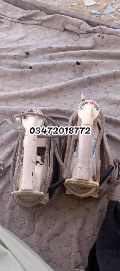 National / Heavy Quality Irons (Pair of 2) for Sale