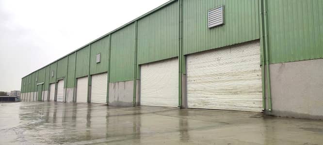 100,000 Sq. Ft. Brand New Warehouse for Rent Humak Industrial Estate Prime Location: Humak Industrial Estate, between Islamabad & Rawalpindi