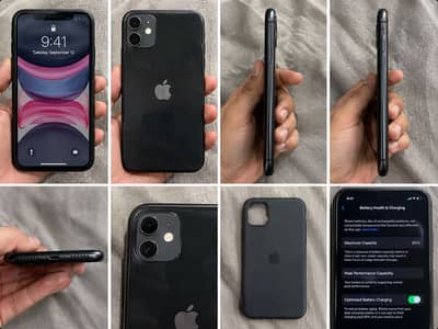 Apple iPhone 11 JV Black | 80% Battery Health | With Cover