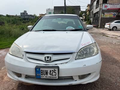 Honda Civic Oriel 2005 White Color