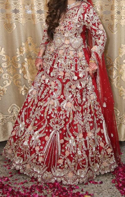 Bridal Lehenga for Sale  Maroon Bridal Lehenga | Heavy Embroidery dres