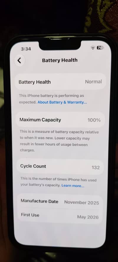Apple iPhone 16e zero metar condition box read add