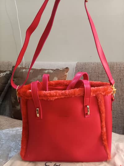Charles & Keith Red Tote Bag – Brand New