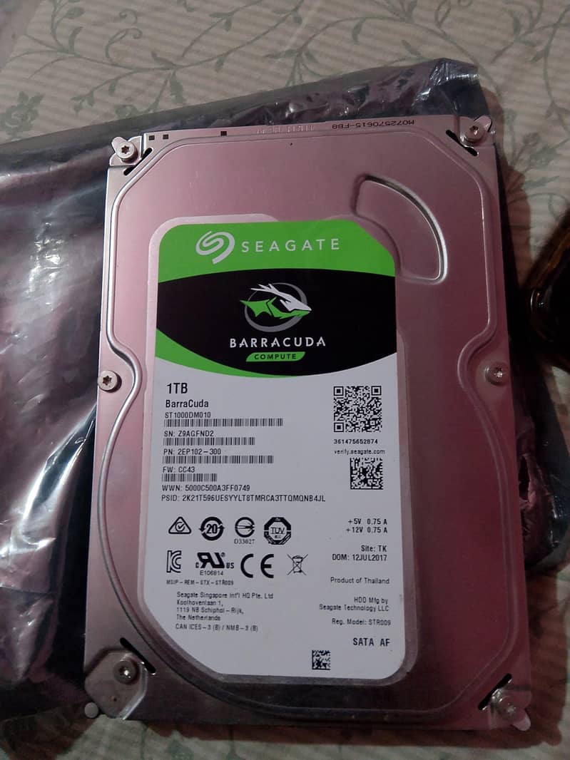 1 Tb Harddisk Seagate 1