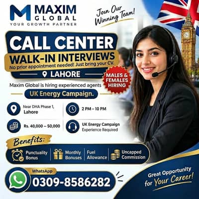 Freshers | UK Call Center | TSR Jobs | Male/Female – Walk-In Interview