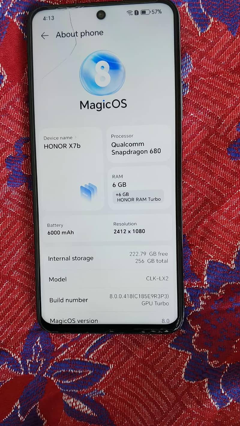 Honor X7b 1
