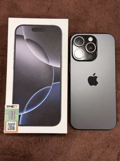 Iphone 16 pro 256gb 95 health dual sim pta with box           17 15 18