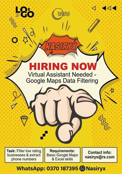 Online Google Maps Data Entry Work - Daily Payment (Nasiryx)