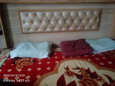 double bed+ foam mattress