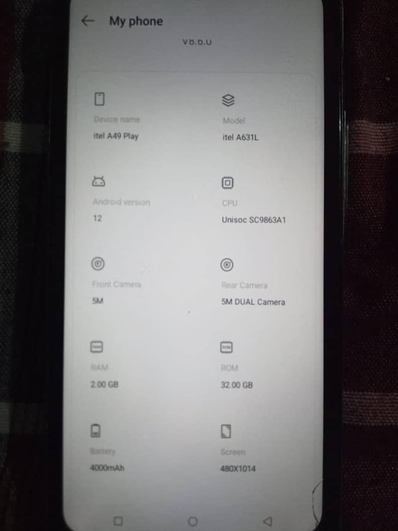 Itel A49 Play 3