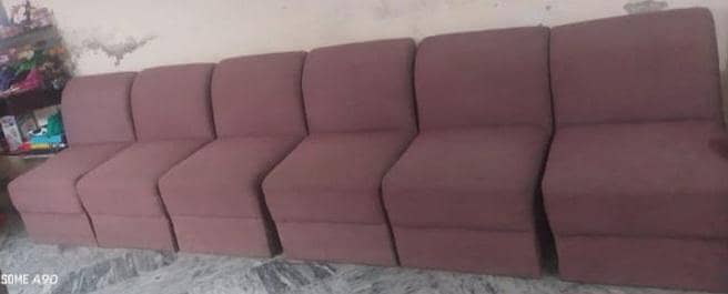 ​6-Piece Modular Sofa/Sectional Seating Set 0