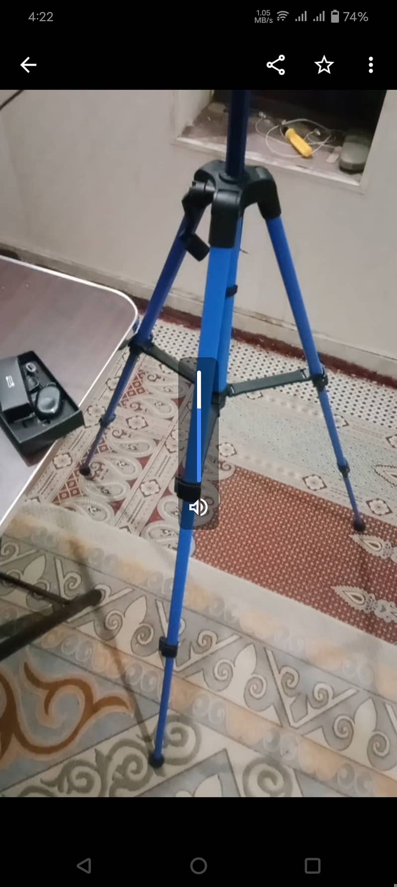 Tripod stand, mic, ring light, 0